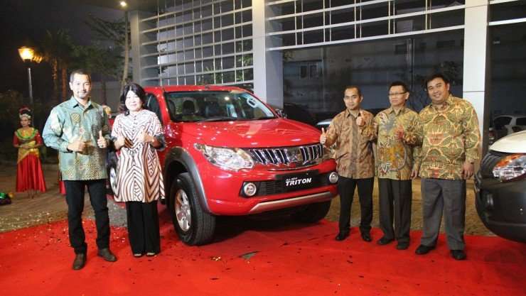 Peluncuran Mitsubishi All New Triton di Banjarmasin, Kalimantan Selatan. (Foto: Krama Yudha Tiga Berlian Motors)