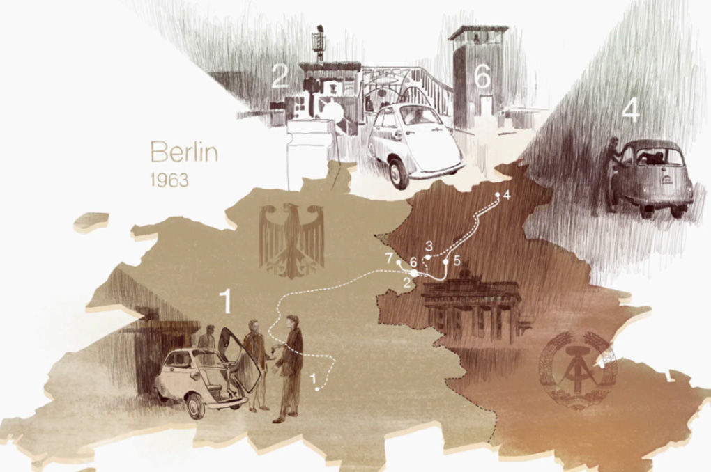 Kisah Penyelamatan Menembus Tembok Berlin, Bersembunyi Di Dalam BMW Isetta ( Bagian 3)