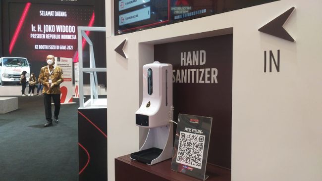 hand sanitizer tool di GIIAS