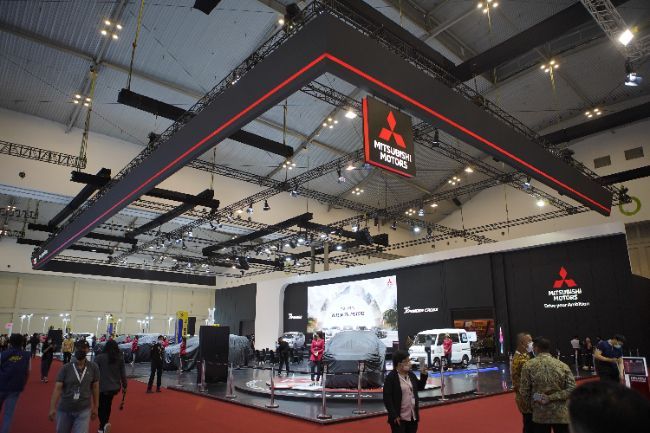 Booth Mitsubishi di GIIAS 2021