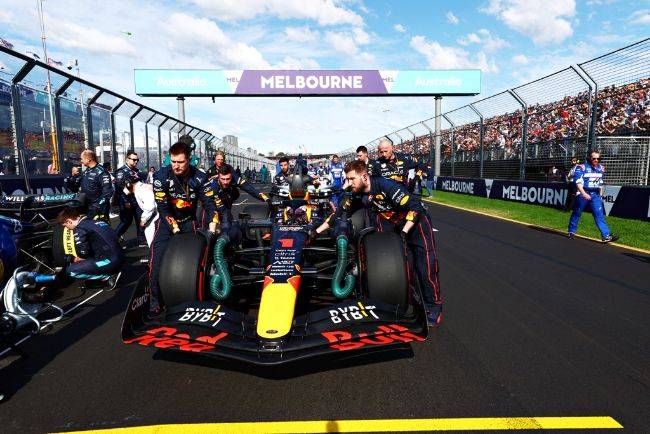 Red Bull R18 di GP Australia