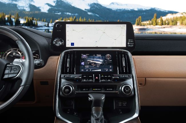 Interior Lexus LX 600 2022