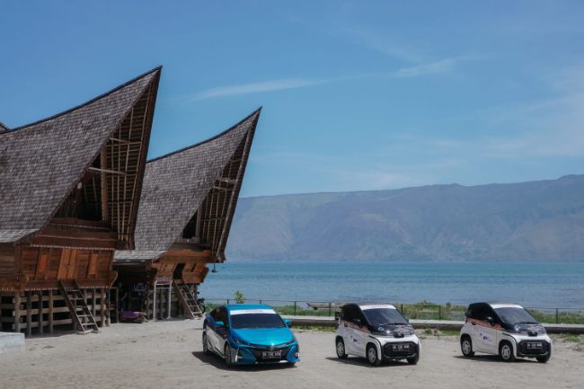 Toyota EV Smart Mobility Danau Toba
