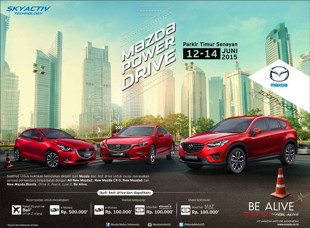 Banjir Promo dan Hadiah di Mazda Power Drive Banjir Promo dan Hadiah di Mazda Power Drive