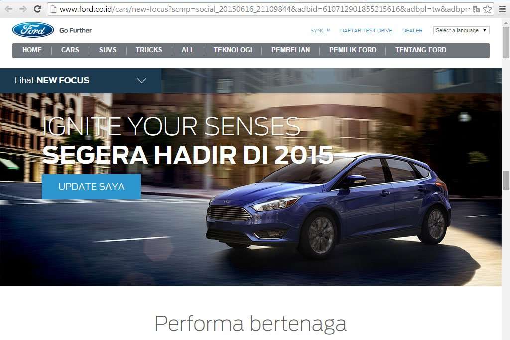 Ford Siap-Siap Boyong New Focus Tahun Ini Ford Siap-Siap Boyong New Focus Tahun Ini
