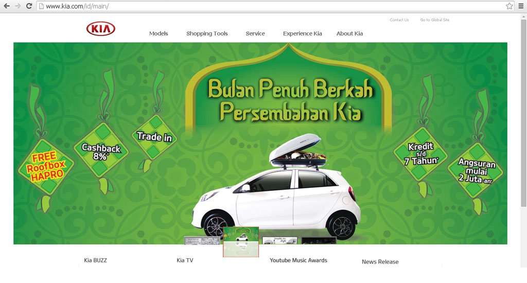 Beli Kia Selama Ramadhan Dapat Cashback 8% Beli Kia Selama Ramadhan Dapat Cashback 8%