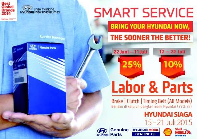 Hyundai Gelar Smart Service & Siaga Idul Fitri 2015 Hyundai Gelar Smart Service & Siaga Idul Fitri 2015