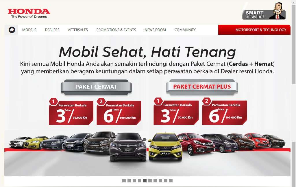Situs Honda Indonesia Kini Dengan Tampilan Baru Situs Honda Indonesia Kini Dengan Tampilan Baru