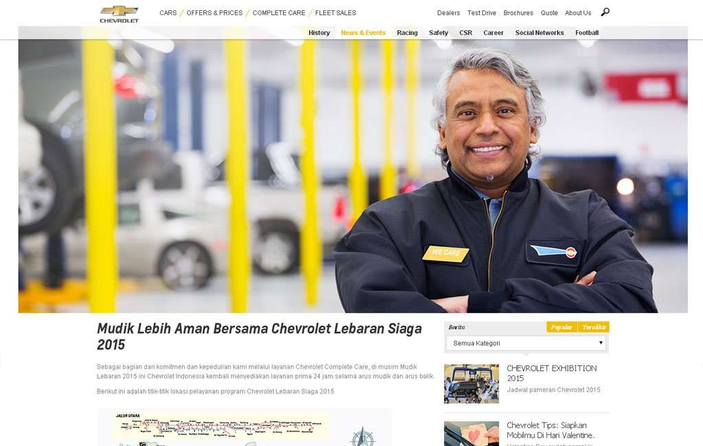 Aman dan Nyaman Bersama Chevrolet Lebaran Siaga Aman dan Nyaman Bersama Chevrolet Lebaran Siaga