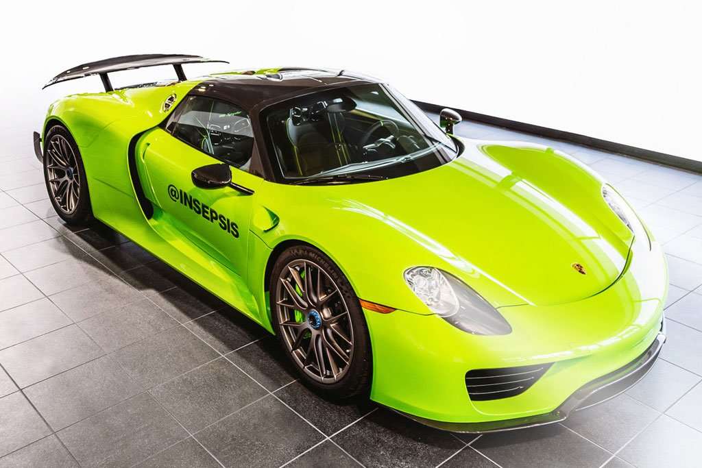 Porsche 918 Spyder Berkelir Green Acid