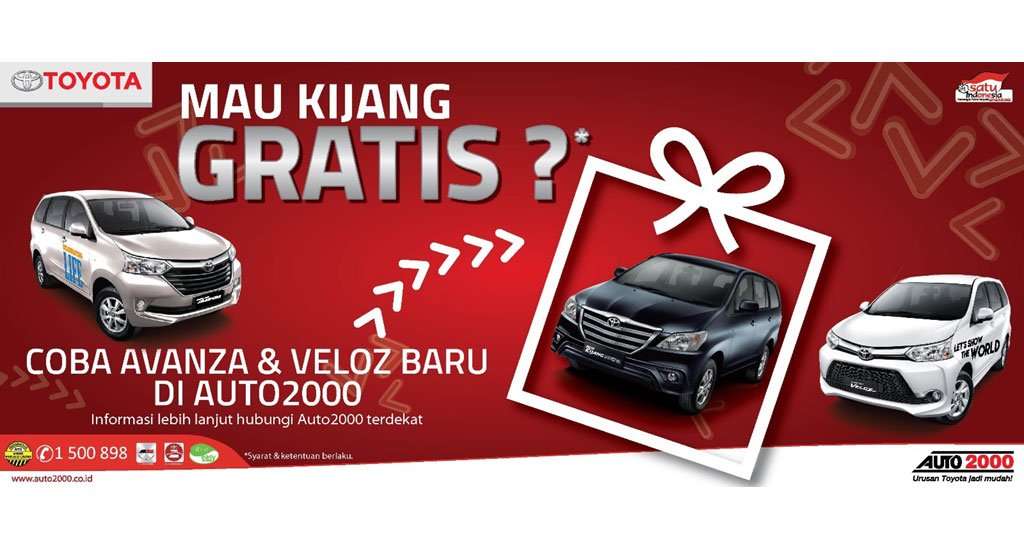 Yuk, Test Drive Avanza dan Veloz, Bisa Menangkan Innova Yuk, Test Drive Avanza dan Veloz, Bisa Menangkan Innova