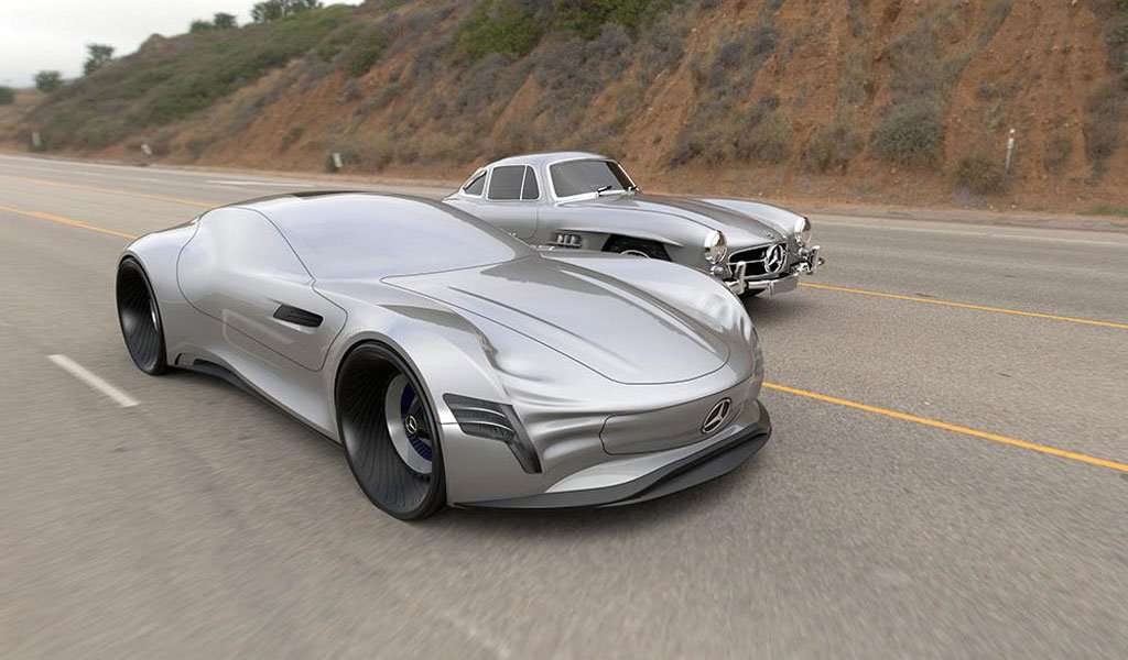 Mercedes-Benz SL|PURE, Gullwing Masa Depan? Mercedes-Benz SL|PURE, Gullwing Masa Depan?