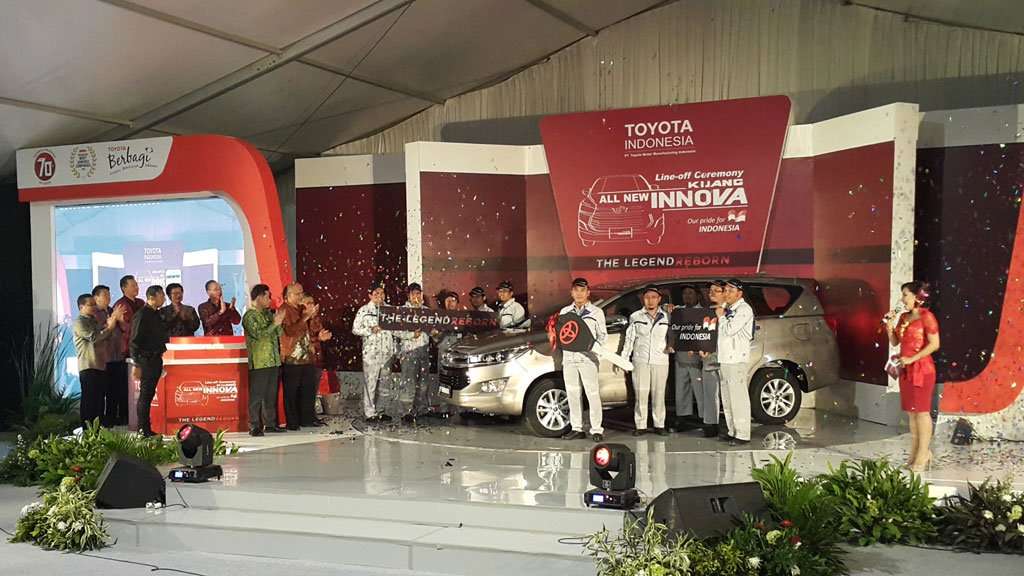 Line-off Ceremony Toyota All New Kijang Innova Line-off Ceremony Toyota All New Kijang Innova