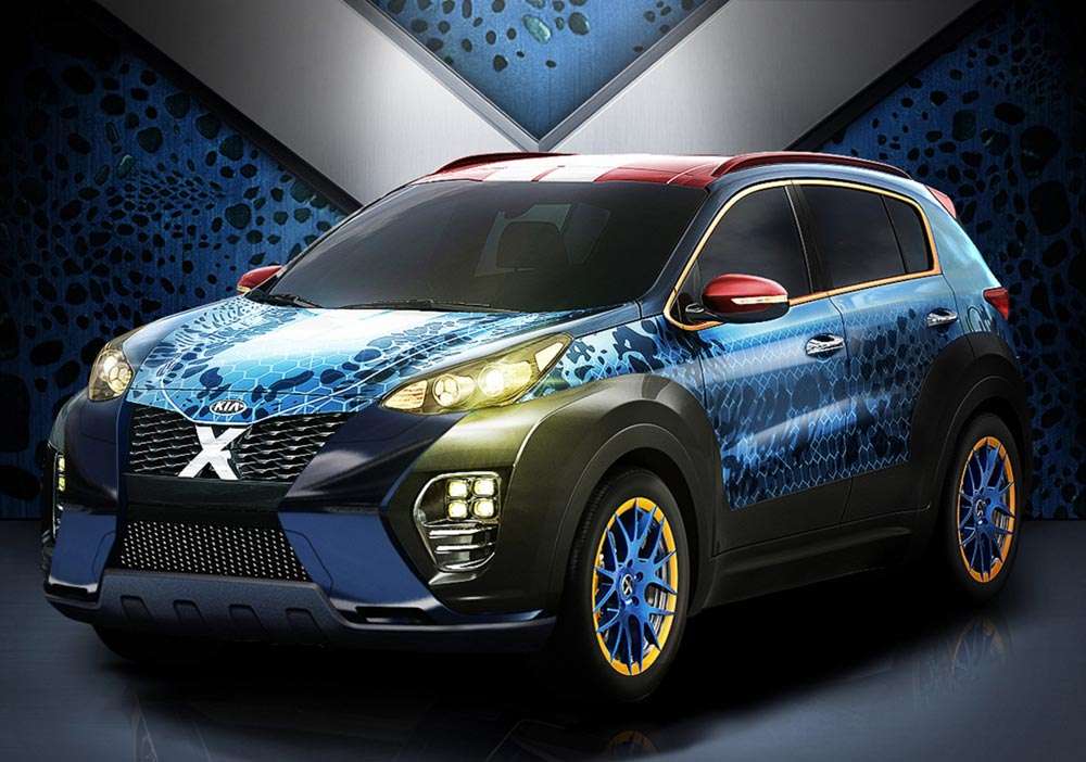 Wih, Kia Sportage a la X-Men Wih, Kia Sportage a la X-Men
