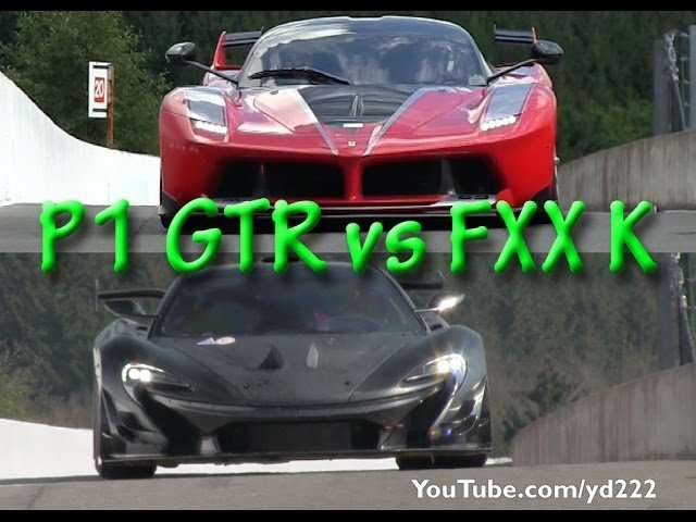 Video: Adu Nyaring McLaren P1 GTR Vs Ferrari FXX Video: Adu Nyaring McLaren P1 GTR Vs Ferrari FXX