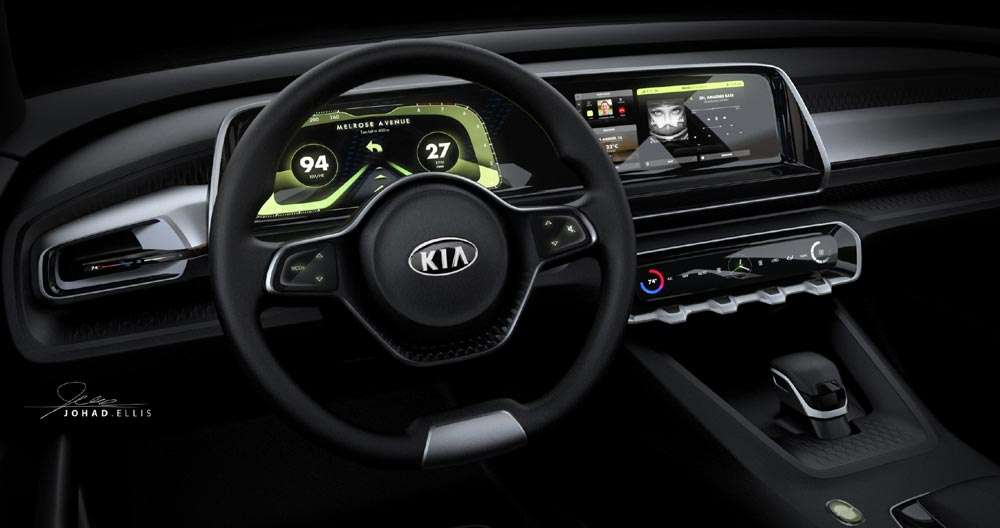 Foto Pertama Interior SUV Kia Telluride Concept Foto Pertama Interior SUV Kia Telluride Concept