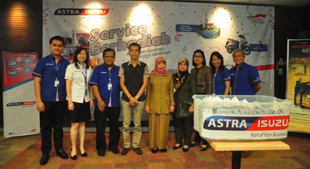 Ini Pemenang Undian Program Service Berhadiah Astra Isuzu Ini Pemenang Undian Program Service Berhadiah Astra Isuzu