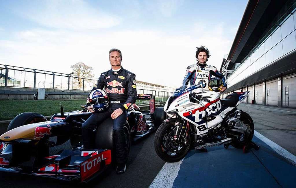 Video: David Coulthard dengan F1 vs Guy Martin dengan BMW Superbike Video: David Coulthard dengan F1 vs Guy Martin dengan BMW Superbike