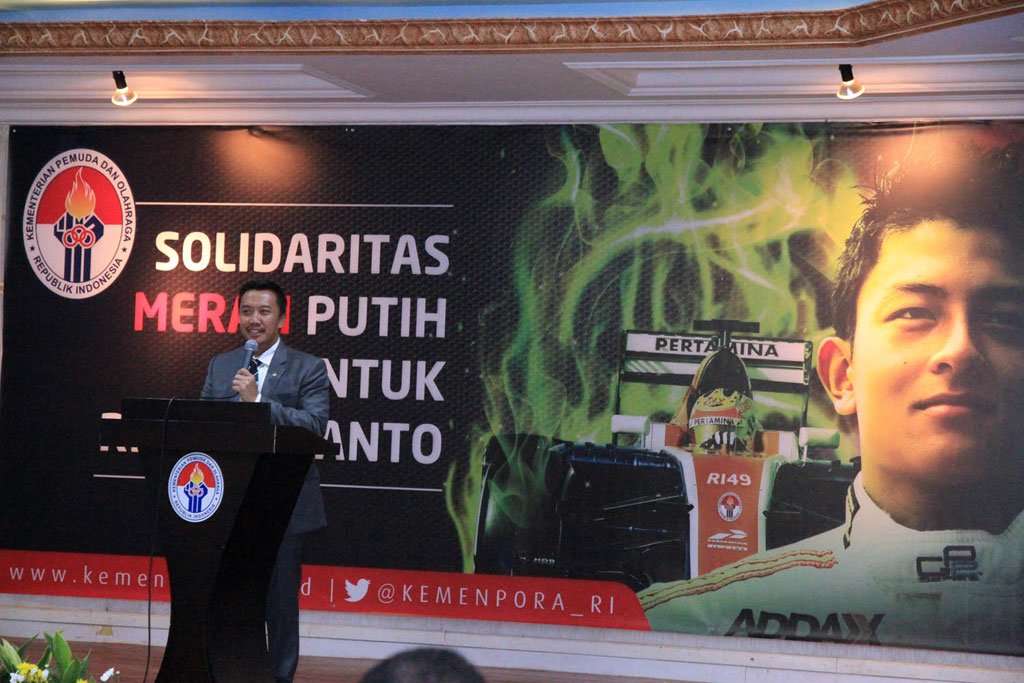 Kemenpora Galang Rekening untuk Rio Haryanto Kemenpora Galang Rekening untuk Rio Haryanto