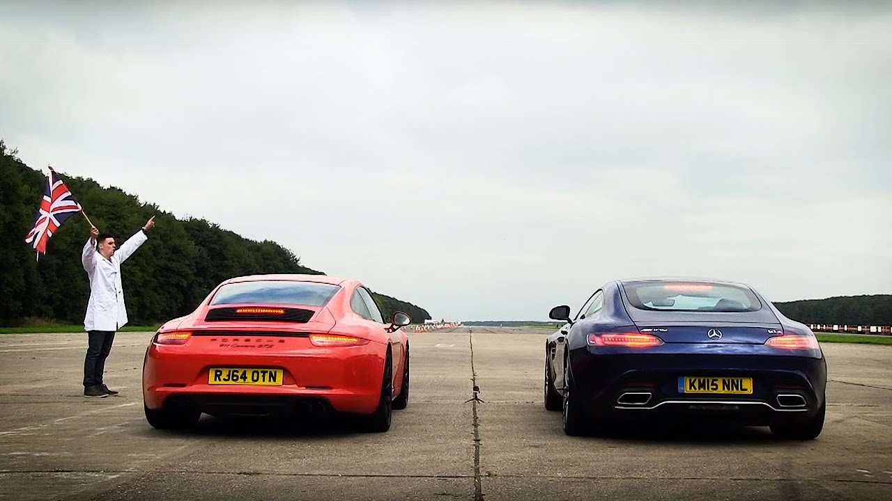 Video: Mercedes-AMG GT Vs Porsche 911 GTS Video: Mercedes-AMG GT Vs Porsche 911 GTS