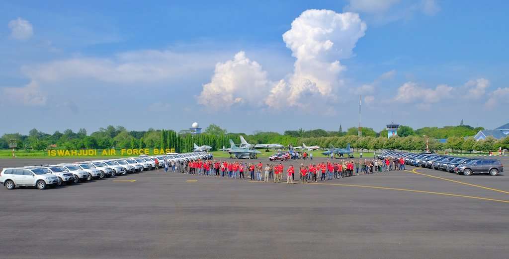 Pajero Indonesia One Gelar Edutouring ke Lanud Iswahyudi Pajero Indonesia One Gelar Edutouring ke Lanud Iswahyudi