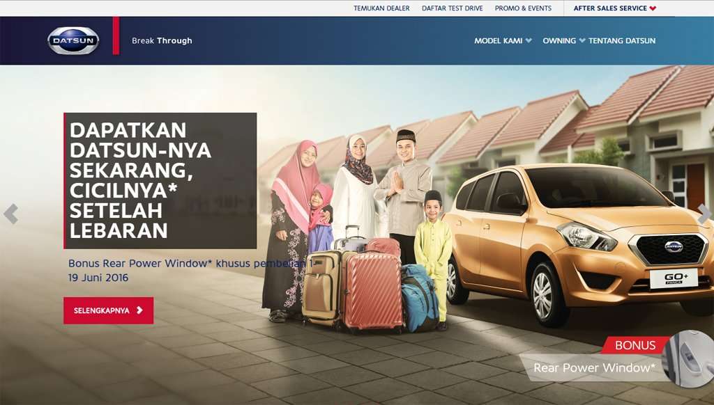 Beli Datsun Sekarang, Cicil Setelah Lebaran Beli Datsun Sekarang, Cicil Setelah Lebaran