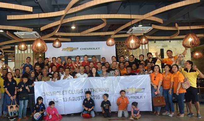 100 Orang dari 9 Komunitas Ramaikan Chevrolet Clubs Gathering 100 Orang dari 9 Komunitas Ramaikan Chevrolet Clubs Gathering