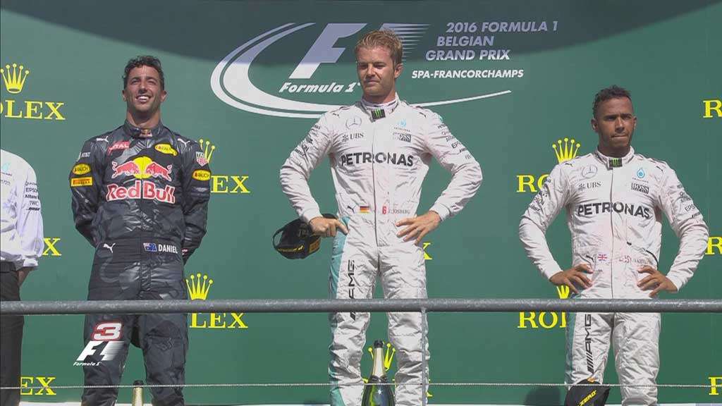 Menang di Belgia, Rosberg Tempel Hamilton di Klasemen Menang di Belgia, Rosberg Tempel Hamilton di Klasemen