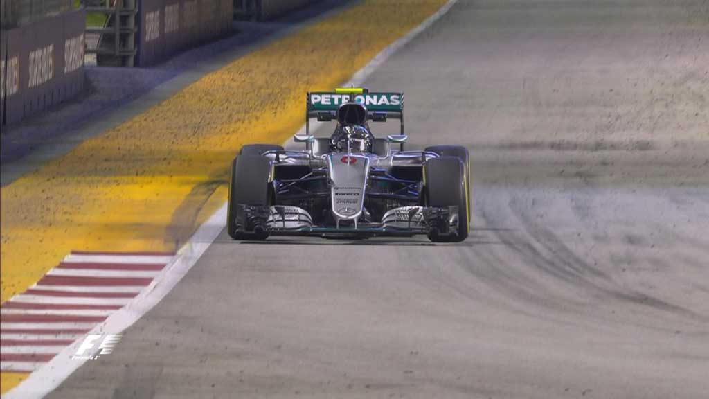 Nico Rosberg Tercepat di FP2 GP Singapura Nico Rosberg Tercepat di FP2 GP Singapura