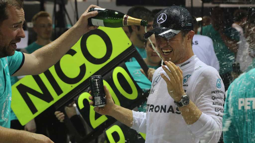 Rosberg Pembalap ke-3 yang Menang di Balapan ke-200 Rosberg Pembalap ke-3 yang Menang di Balapan ke-200