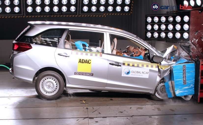 Honda Mobilio Versi Standar Tak Dapat Bintang dari Global NCAP Honda Mobilio Versi Standar Tak Dapat Bintang dari Global NCAP