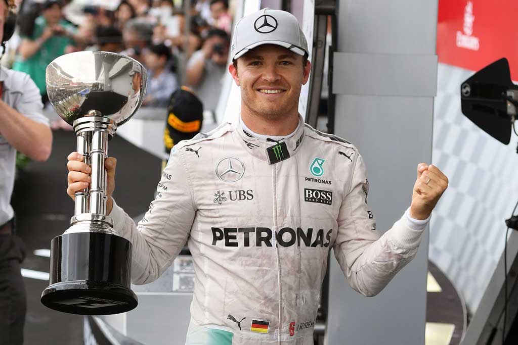 Setelah 3 Kali, Rosberg Akhirnya Kalahkan Hamilton dan Menangi GP Jepang Setelah 3 Kali, Rosberg Akhirnya Kalahkan Hamilton dan Menangi GP Jepang