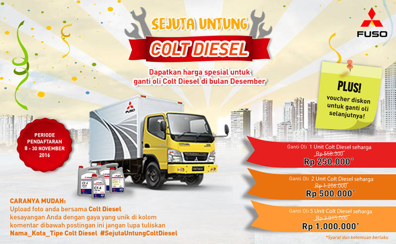 Mitsubishi Fuso Gelar Promo untuk Fans Facebook Mitsubishi Fuso Gelar Promo untuk Fans Facebook