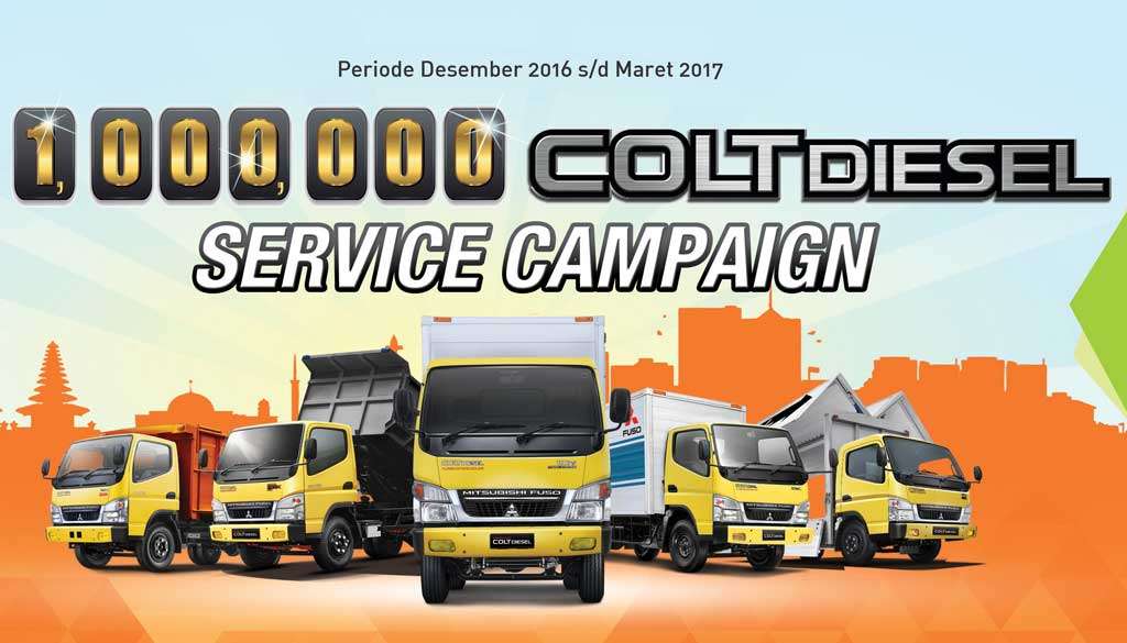 KTB Manjakan Pemilik Colt Diesel Lewat Promo 1 Million Service & Spare Part Campaign KTB Manjakan Pemilik Colt Diesel Lewat Promo 1 Million Service & Spare Part Campaign