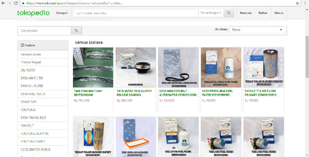 Tata Motors Kini Sediakan Spare Part Via Online Tata Motors Kini Sediakan Spare Part Via Online