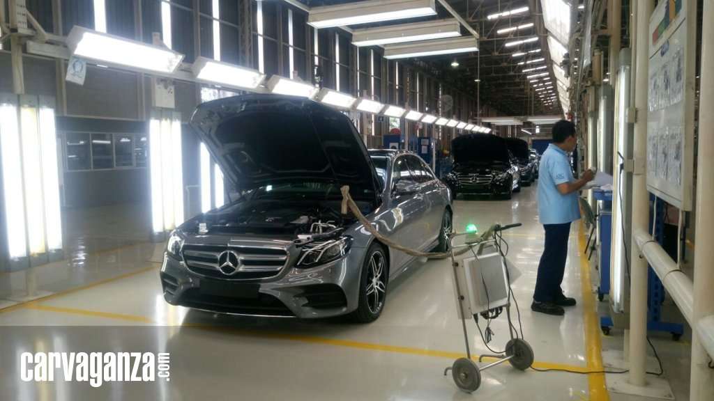 Mercedes-Benz E-Class Versi CKD Dirakit di Pabrik Wanaherang Mercedes-Benz E-Class Versi CKD Dirakit di Pabrik Wanaherang