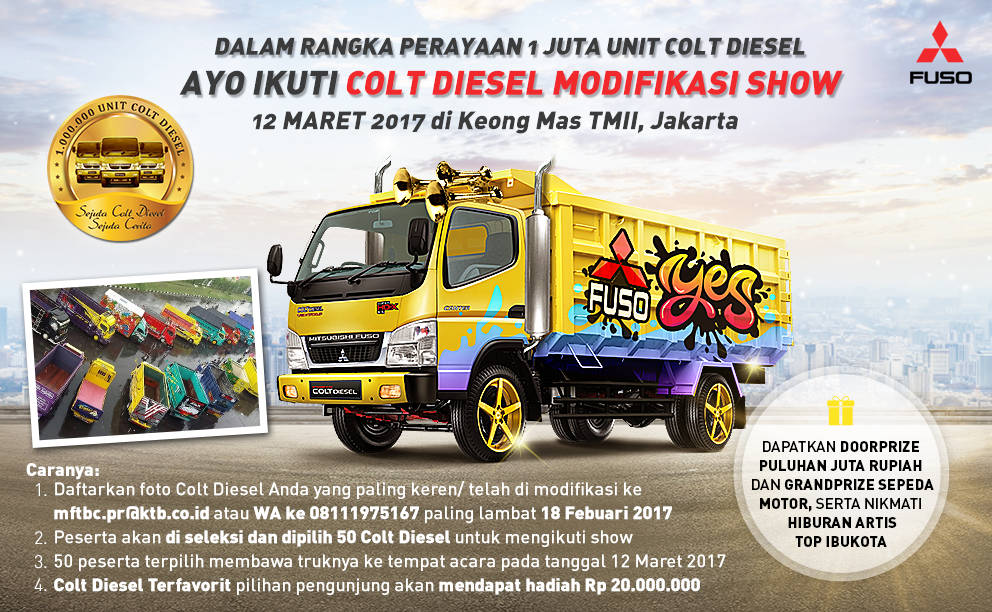 Mitsubishi Fuso Gelar Kontes Modifikasi Colt Diesel Mitsubishi Fuso Gelar Kontes Modifikasi Colt Diesel