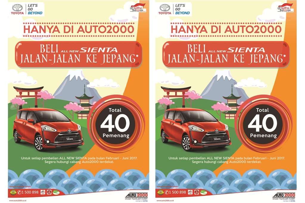 Beli Toyota Sienta di Auto2000, Bisa Jalan-Jalan ke Jepang Beli Toyota Sienta di Auto2000, Bisa Jalan-Jalan ke Jepang