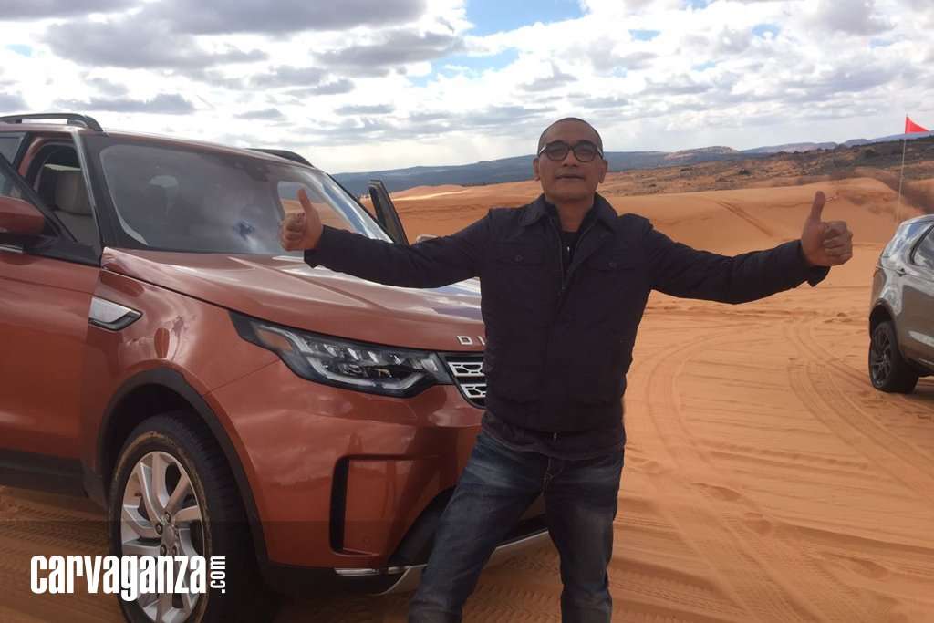 Menyiksa Land Rover All New Discovery di Coral Pink Sand Dunes Menyiksa Land Rover All New Discovery di Coral Pink Sand Dunes