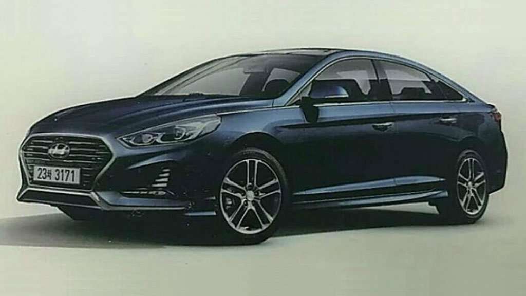 Gambar Hyundai Sonata 2018 Facelift Bocor Lagi Gambar Hyundai Sonata 2018 Facelift Bocor Lagi