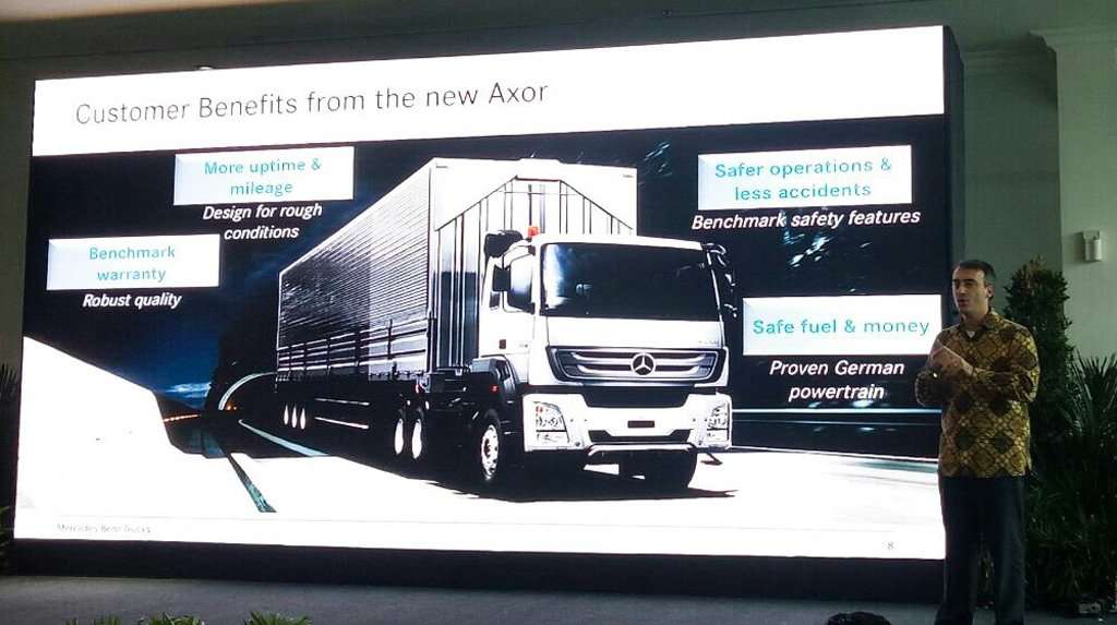 Mercedes-Benz Truck Meluncurkan 5 Truck Baru dari Axor di Indonesia Mercedes-Benz Truck Meluncurkan 5 Truck Baru dari Axor di Indonesia