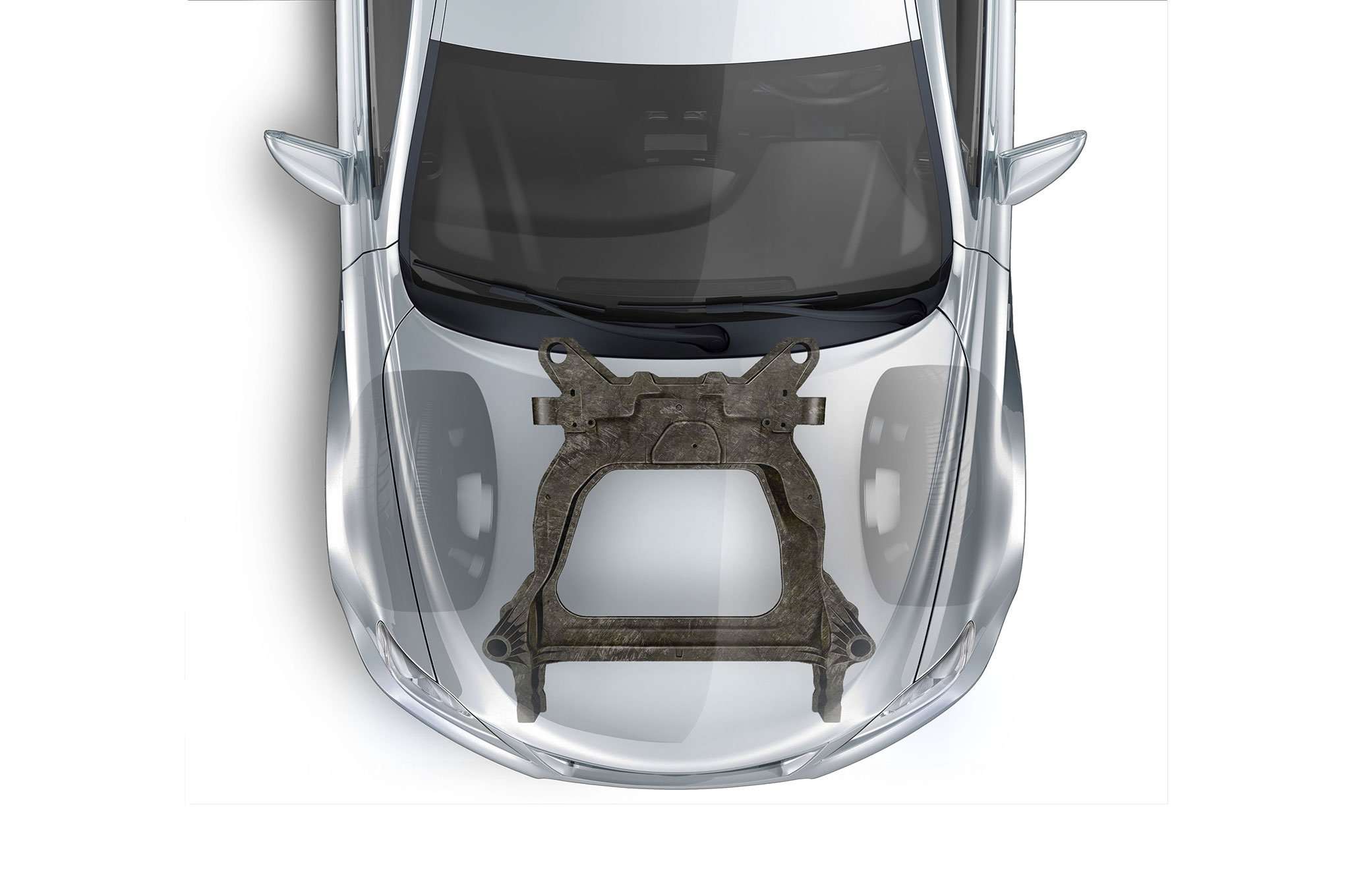 Ford dan Magna Kembangkan Subframe Serat Karbon Ford dan Magna Kembangkan Subframe Serat Karbon