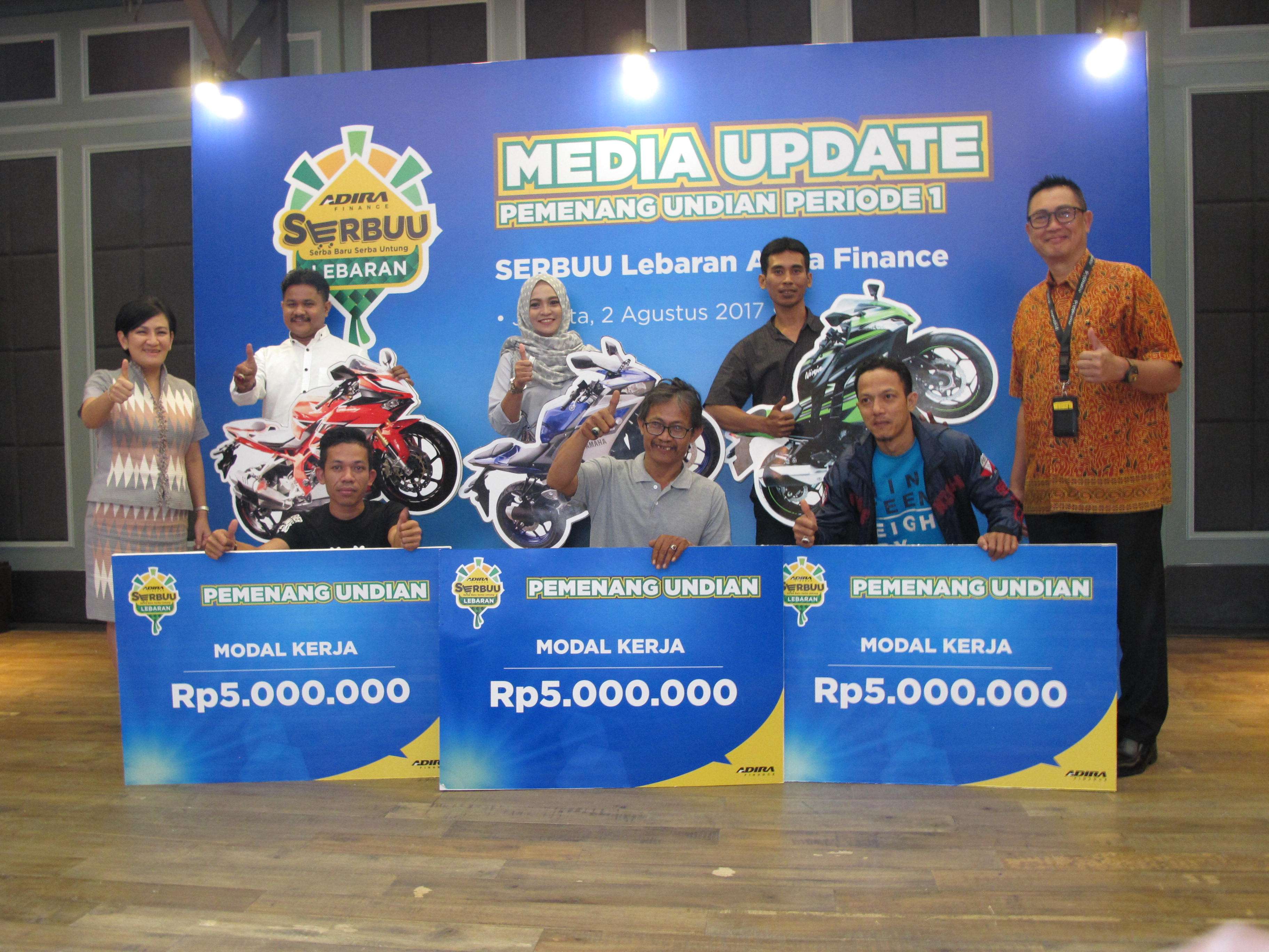Adira Finance Umumkan 55 Pemenang Serbuu Lebaran Tahap Pertama Adira Finance Umumkan 55 Pemenang Serbuu Lebaran Tahap Pertama