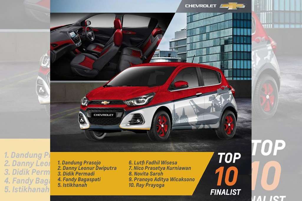 Ini 10 Besar Finalis Kompetisi Desain Chevrolet Spark It Happen Ini 10 Besar Finalis Kompetisi Desain Chevrolet Spark It Happen
