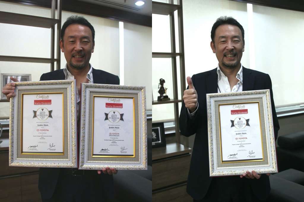Presdir Toyota Raih Dua Penghargaan Foreign CEO Presdir Toyota Raih Dua Penghargaan Foreign CEO