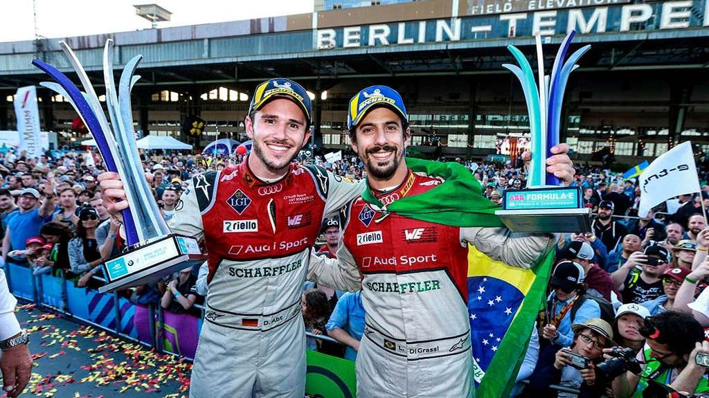 Formula E: Audi Rebut Kemenangan 1-2 di Balap Kandang Berlin ePrix Formula E: Audi Rebut Kemenangan 1-2 di Balap Kandang Berlin ePrix
