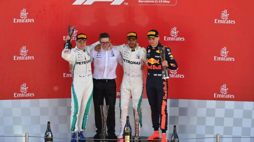 F1: Hamilton Terlalu Dominan, Mercedes Finish 1-2 di GP Spanyol 2018 F1: Hamilton Terlalu Dominan, Mercedes Finish 1-2 di GP Spanyol 2018