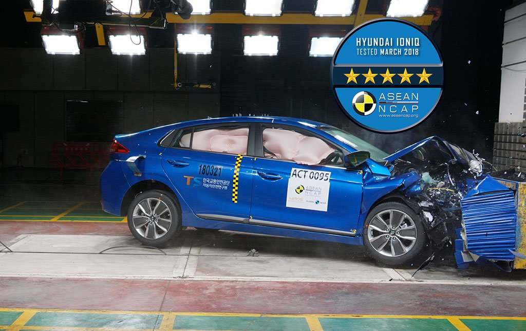Hyundai Ioniq Dapat 5 Bintang dari ASEAN NCAP Hyundai Ioniq Dapat 5 Bintang dari ASEAN NCAP