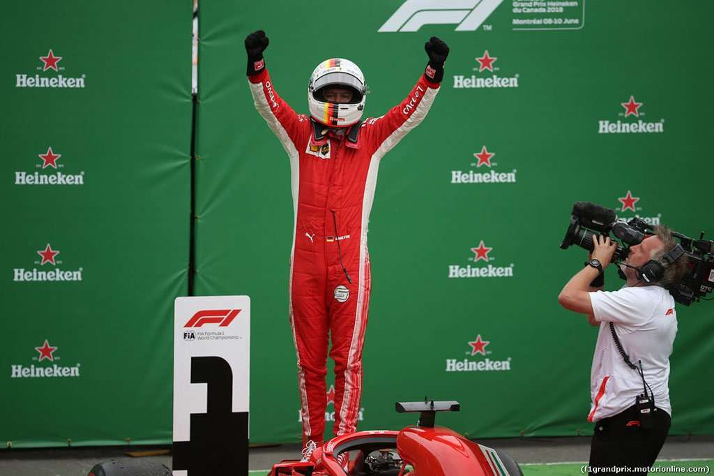 F1: Menang di Kanada, Vettel Depak Hamilton dari Puncak Klasemen F1: Menang di Kanada, Vettel Depak Hamilton dari Puncak Klasemen