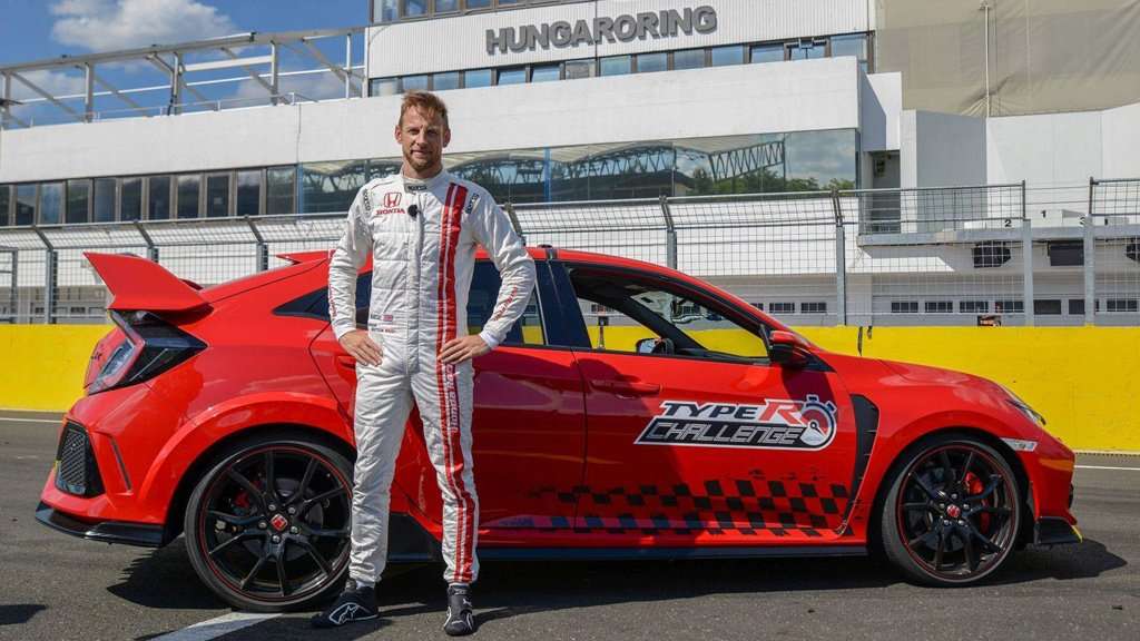 Jenson Button Cetak Rekor Lap dengan Civic Type R di Hungaroring Jenson Button Cetak Rekor Lap dengan Civic Type R di Hungaroring